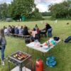 Gemeinsames Grillen. Lecker war's! Gemeinsames Grillen. Lecker war's!